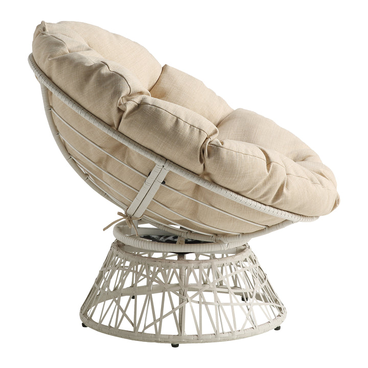 OSP Home Furnishings - Papasan Chair - Cream_2