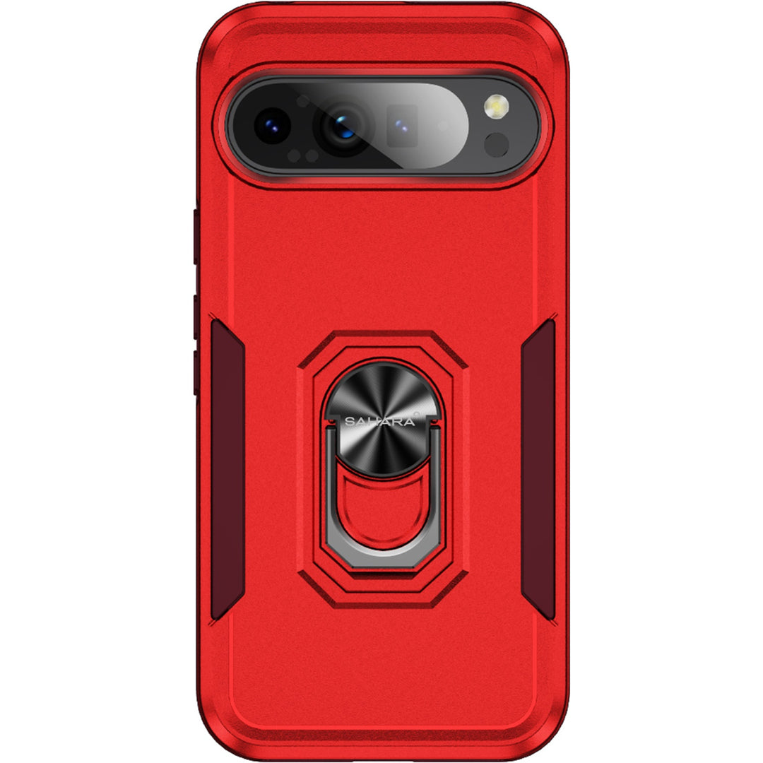 SaharaCase - Raider Series Heavy-Duty Case for Google Pixel 9 Pro XL - Viper Red_0