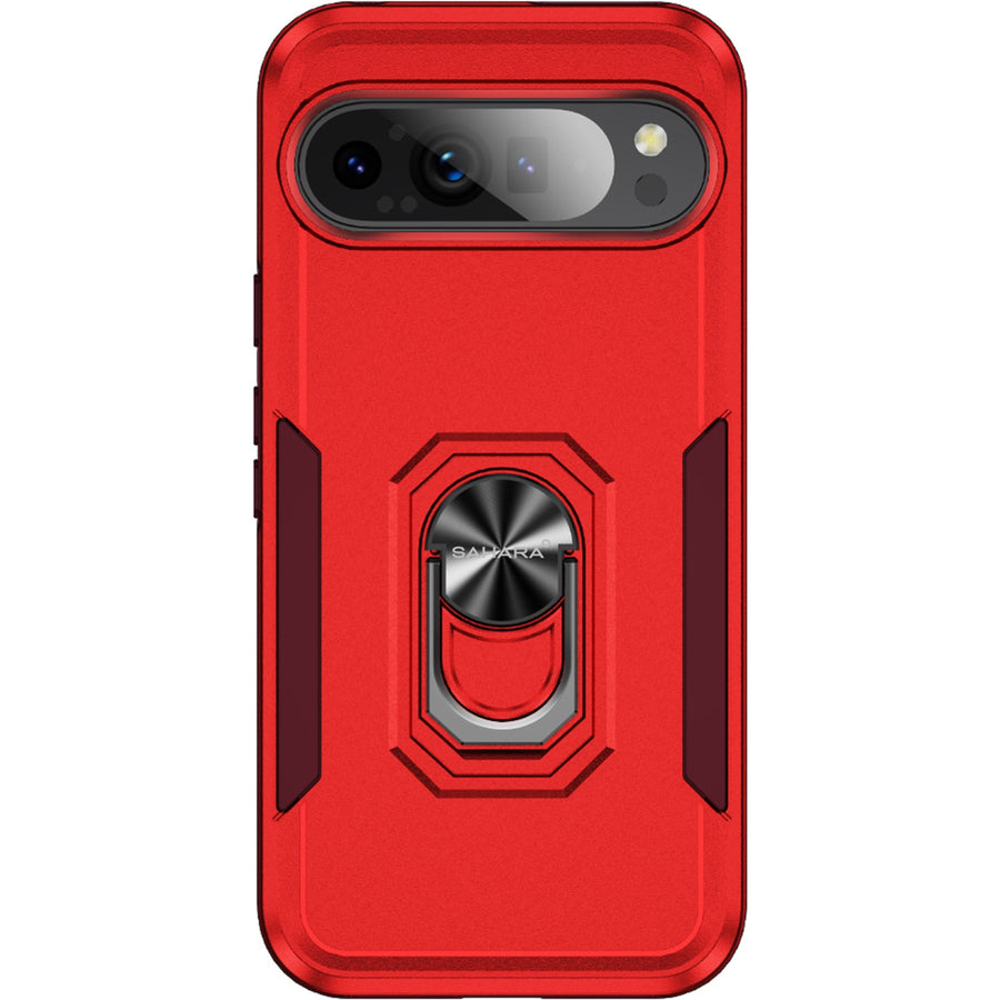 SaharaCase - Raider Series Heavy-Duty Case for Google Pixel 9 Pro XL - Viper Red_0