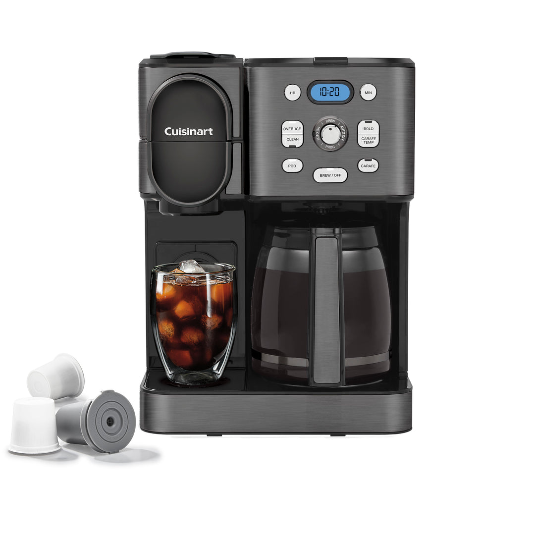 Cuisinart - Coffee Center 2-In-1 Coffeemaker - Black Stainless Steel_1