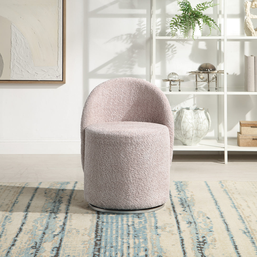 OSP Home Furnishings - Lystra Swivel Vanity Chair - Dusty Rose_5