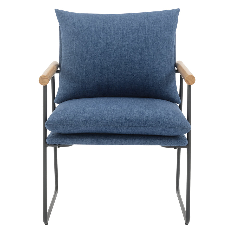 OSP Home Furnishings - Dutton Armchair - Navy_0