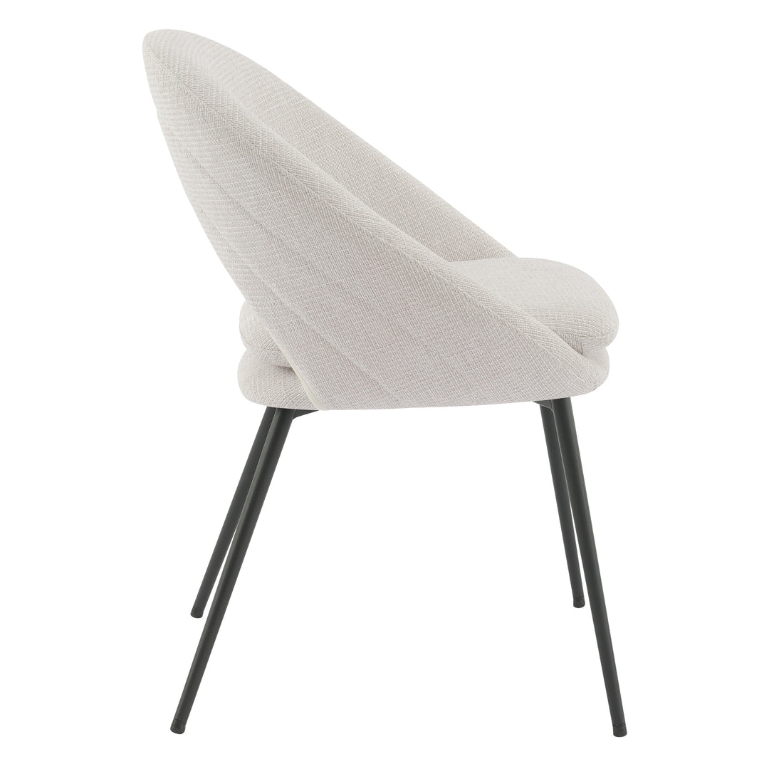 OSP Home Furnishings - Millie Accent /Dining Chair - Cream/ Black_2