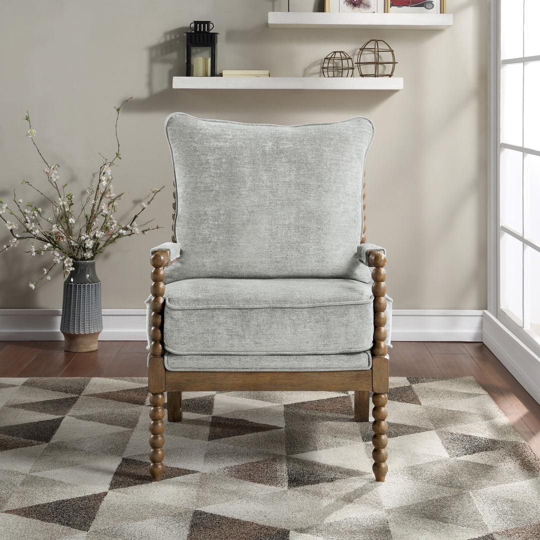 OSP Home Furnishings - Fletcher Spindle Chair - Smoke_4