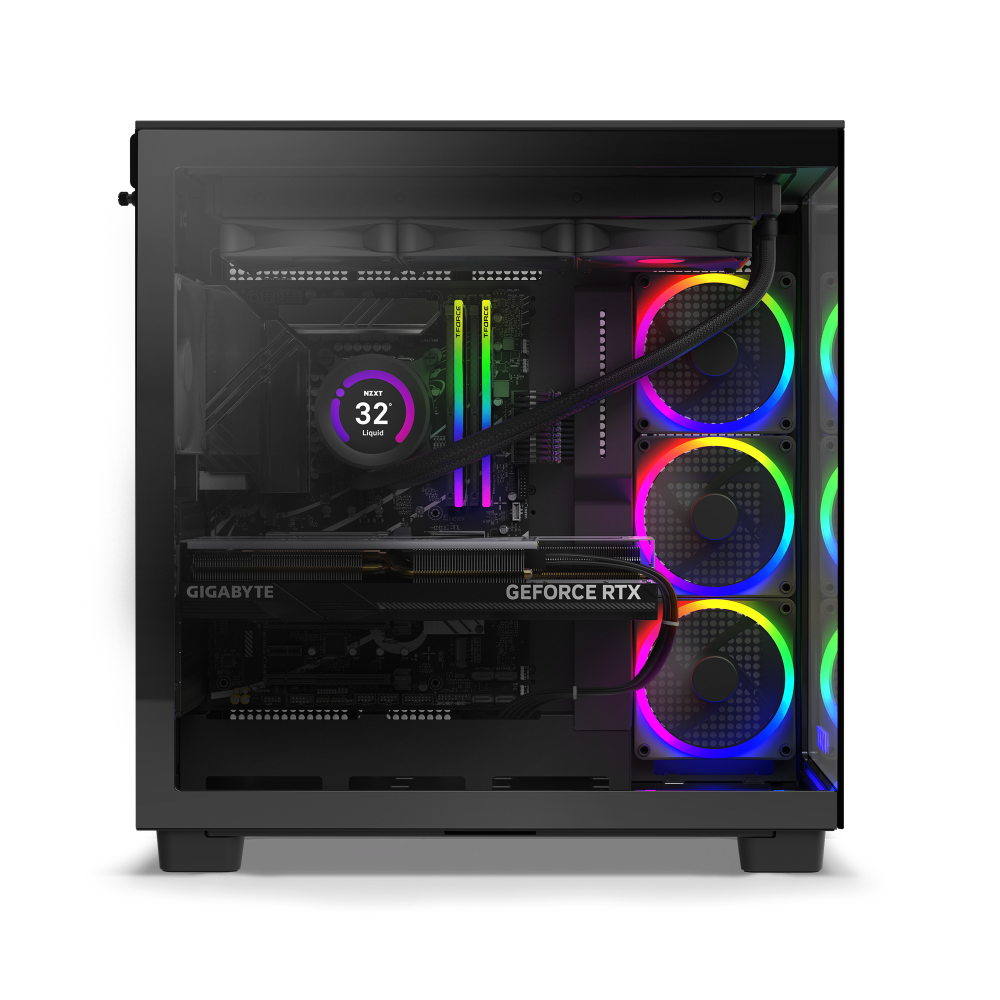 NZXT Player: Three Gaming Desktop - Intel Core i9-14900KF - 64 GB RAM - NVIDIA GeForce RTX 4080 Super - 2TB NVMe SSD - Black_3