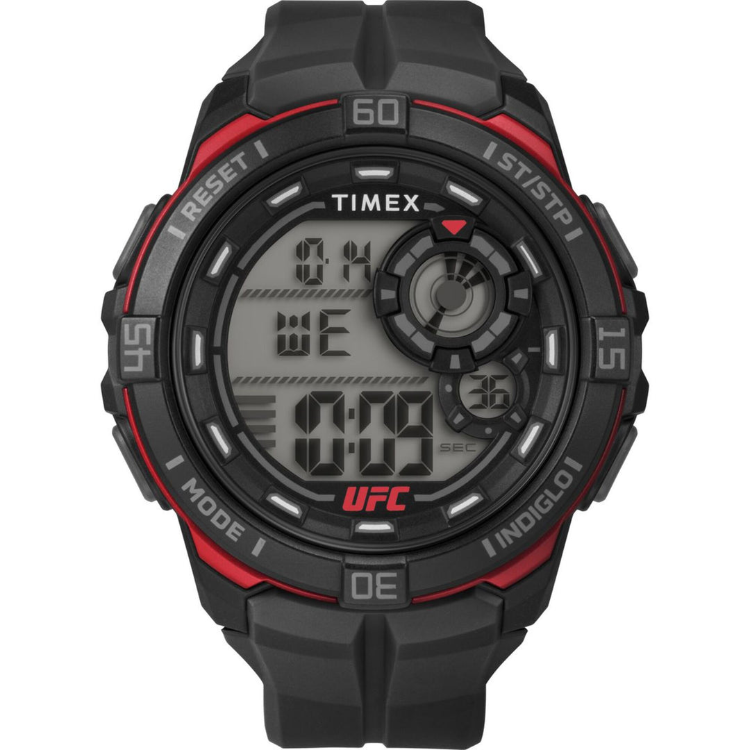 Timex Men's UFC Rush 52mm Watch - Black Strap Digital Dial Black Case - Black_0