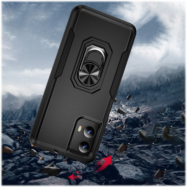 SaharaCase - Raider Series ArmorPro Case for Motorola G 5G (2024) - Scorpion Black_5