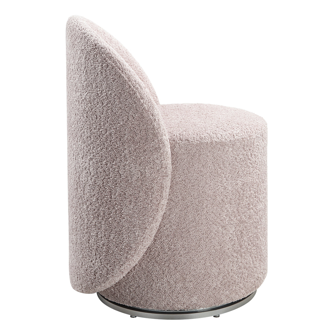 OSP Home Furnishings - Lystra Swivel Vanity Chair - Dusty Rose_2