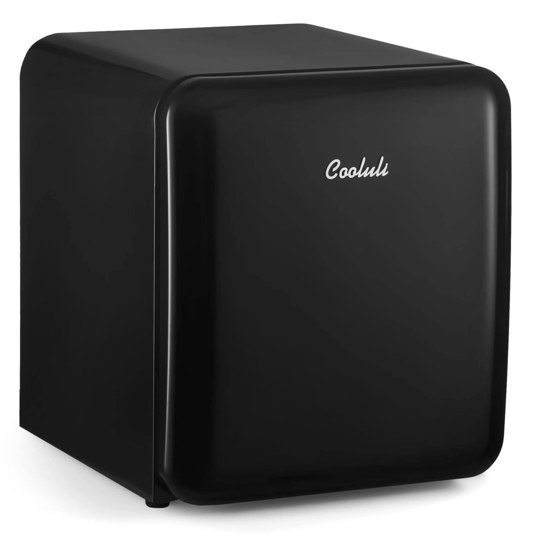 Cooluli Curve 1.7 cuft Freestanding Compressor Fridge (Black) - Black_0