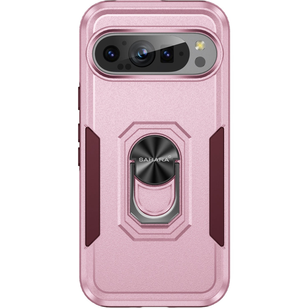 SaharaCase - Raider Series Heavy-Duty Case for Google Pixel 9 and 9 Pro - Desert Rose_0