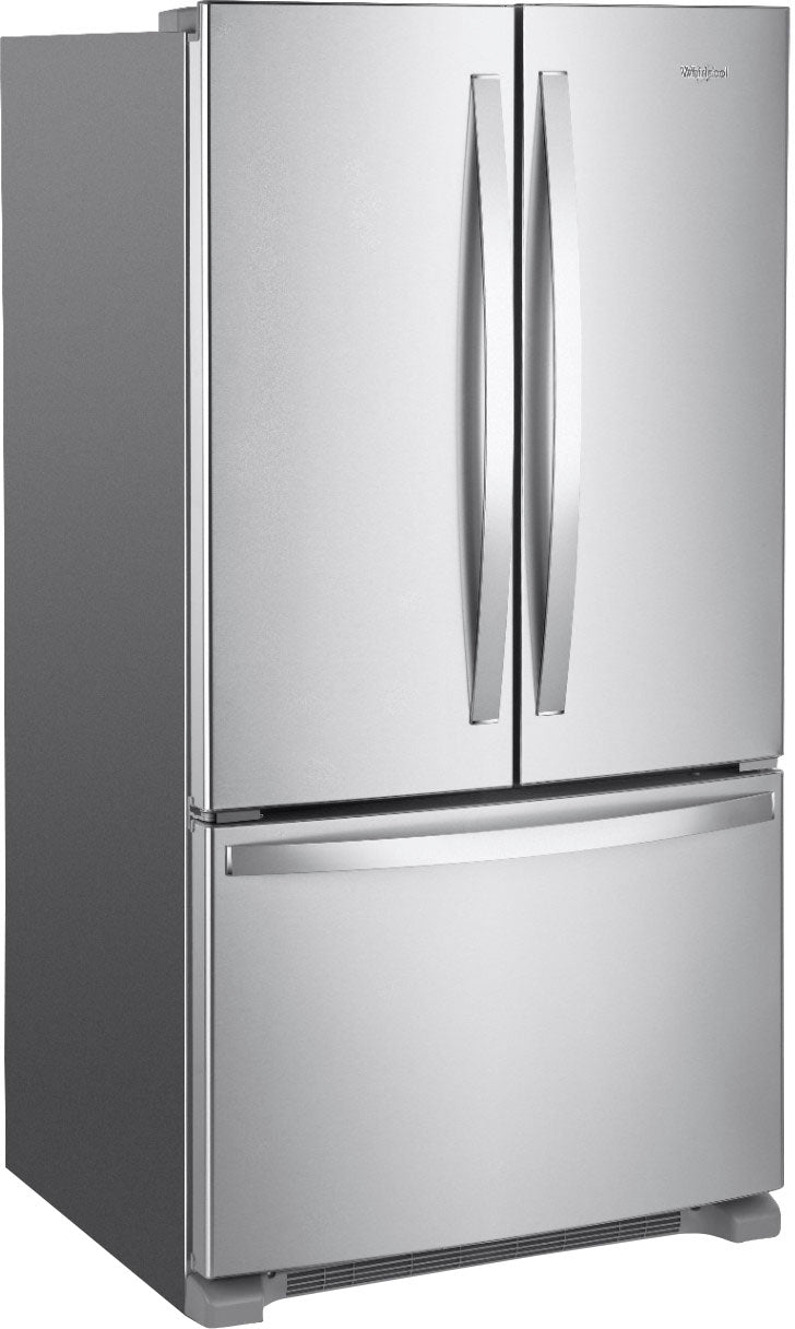 Whirlpool - 25.2 Cu. Ft. French Door Smart Refrigerator with Elevated Deli Drawer - Stainless Steel_1