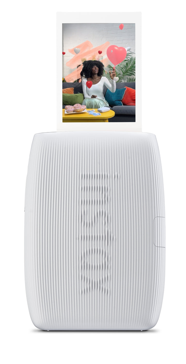 Fujifilm - INSTAX MINI LINK 3 Smartphone Printer - Clay White_9