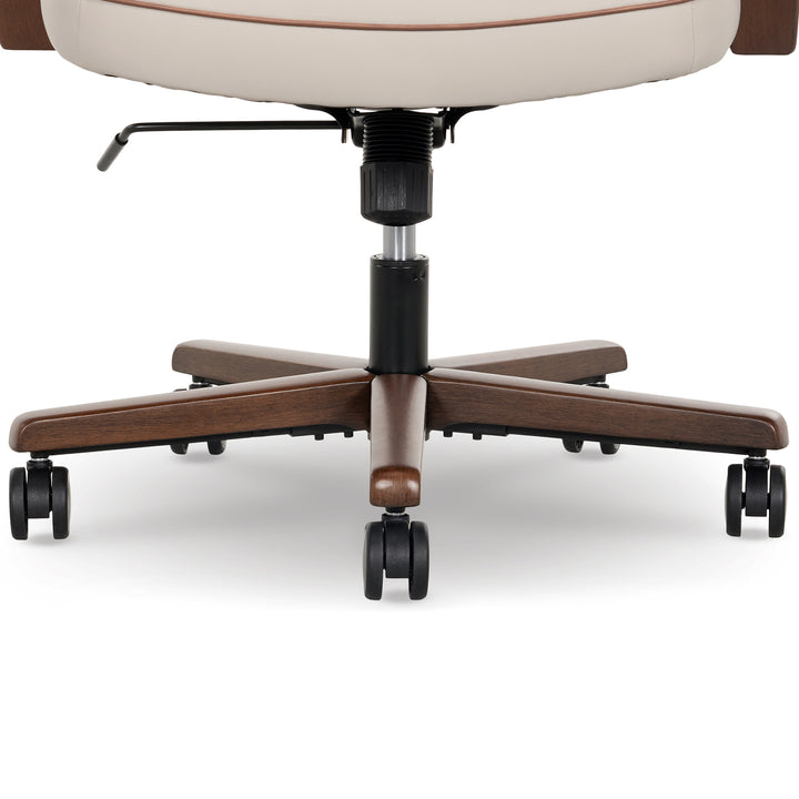 Finch Neo Two Retro-Modern Mid-Back Office Chair - Cream_7