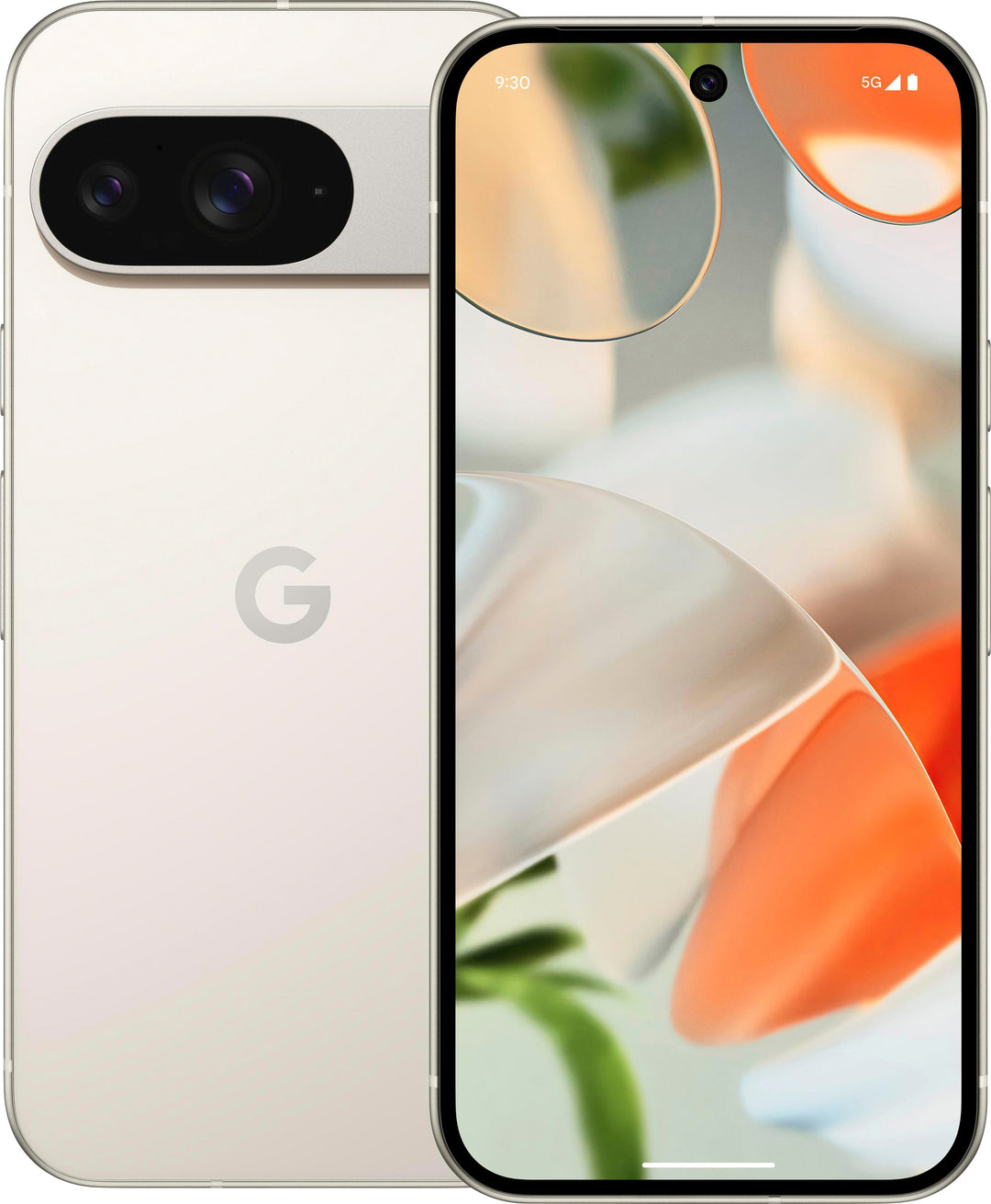 Google - Pixel 9 256GB (Unlocked) - Porcelain_0