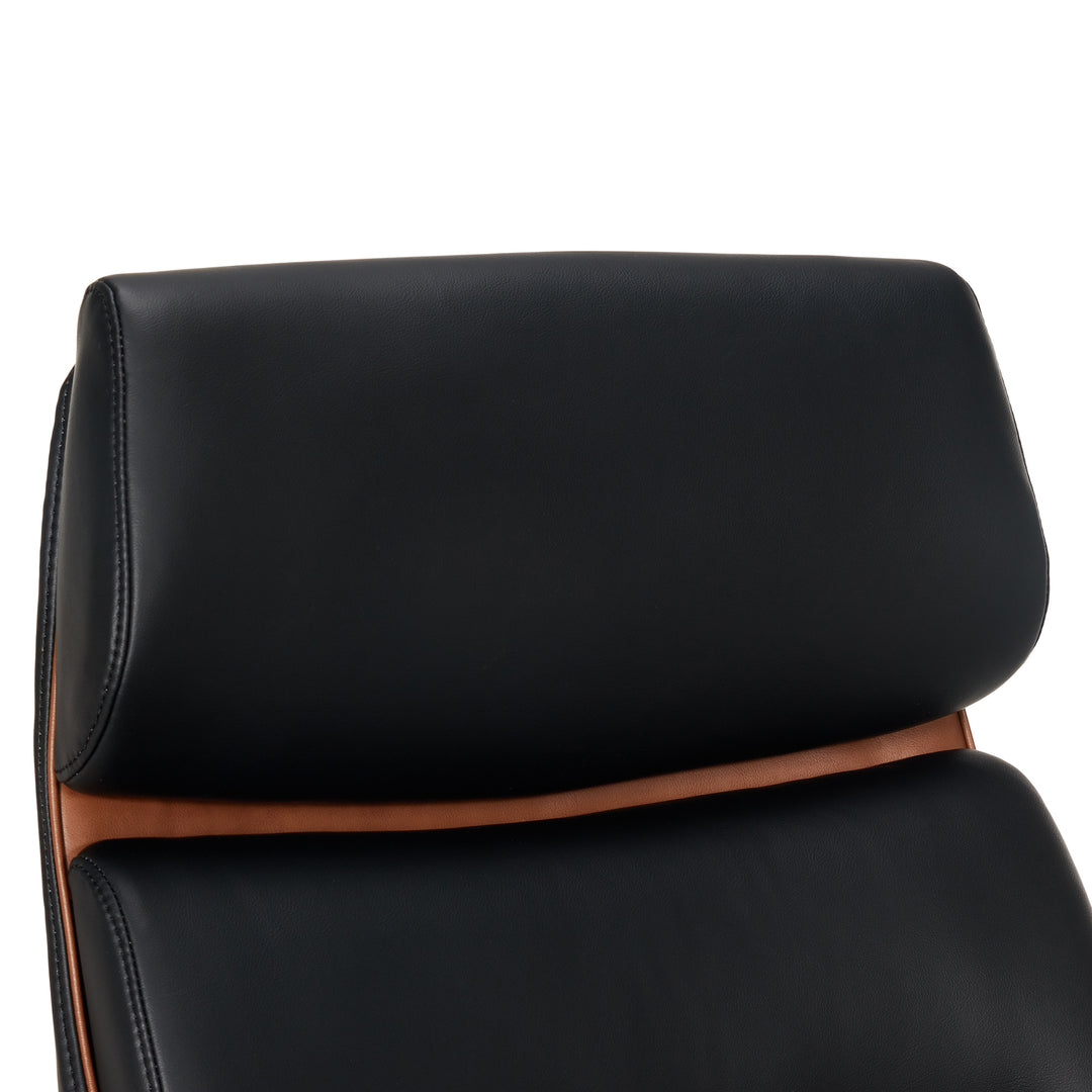 Finch Neo Two Retro-Modern Mid-Back Office Chair - Black_3