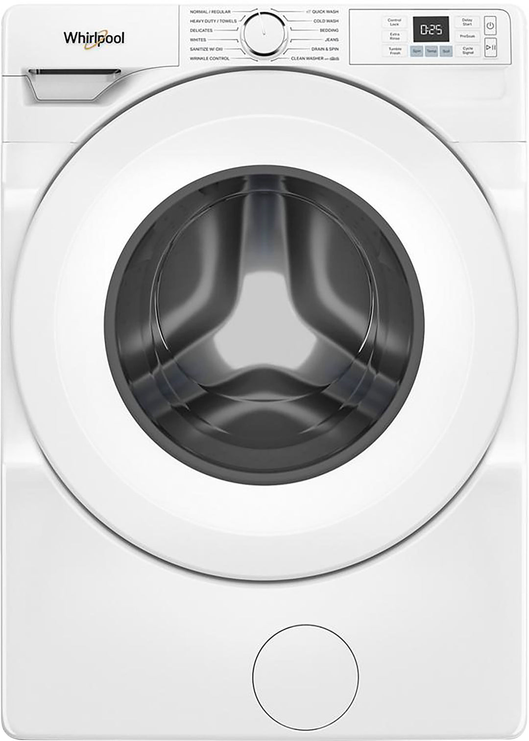 Whirlpool - 4.5 Cu. Ft Front Load Washer with Tumble Fresh Option - White_0