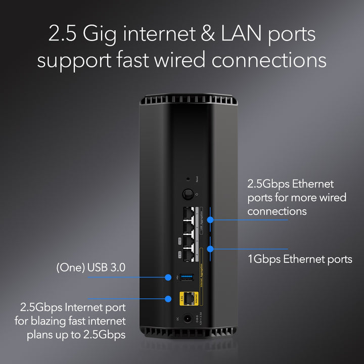 NETGEAR - Nighthawk BE9300 Tri-Band Wi-Fi 7 Router - Black_7