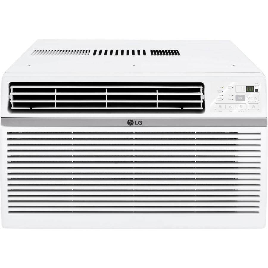 LG - 350 Sq. Ft. 8,000 BTU Window Air Conditioner with Remote - White_0