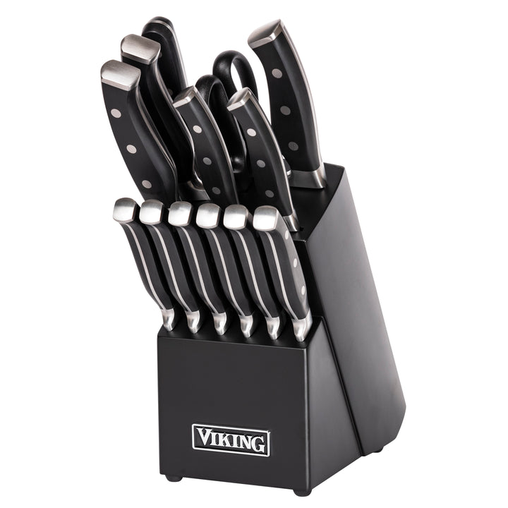 Viking 14-Piece Cutlery set with Black Block - Multicolor_0