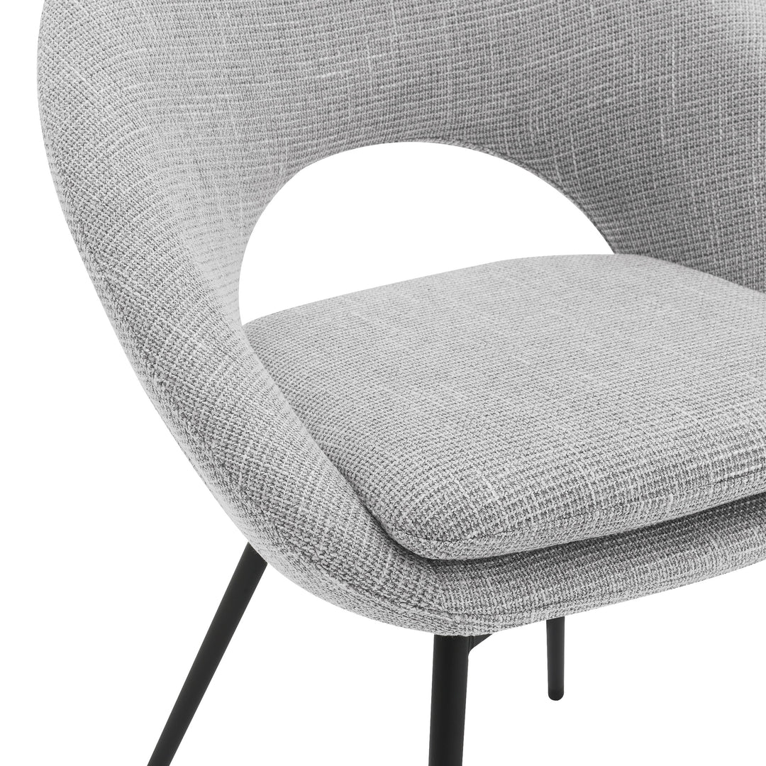 OSP Home Furnishings - Millie Accent /Dining Chair - Grey/ Black_5