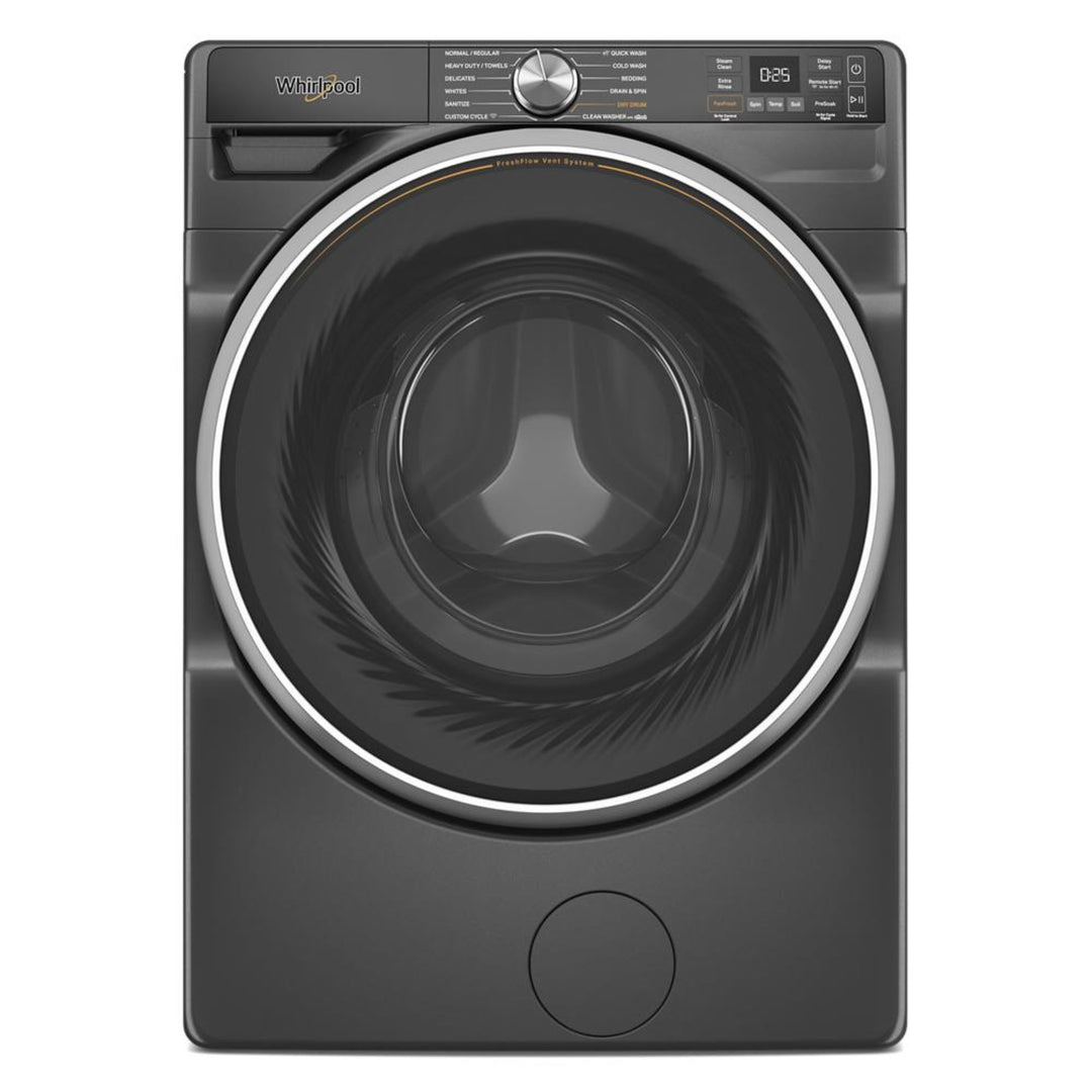 Whirlpool - 5.0 Cu. Ft. Smart Front Load ENERGY STAR® Washer with the FreshFlow™ Vent System - Volcano Black_0