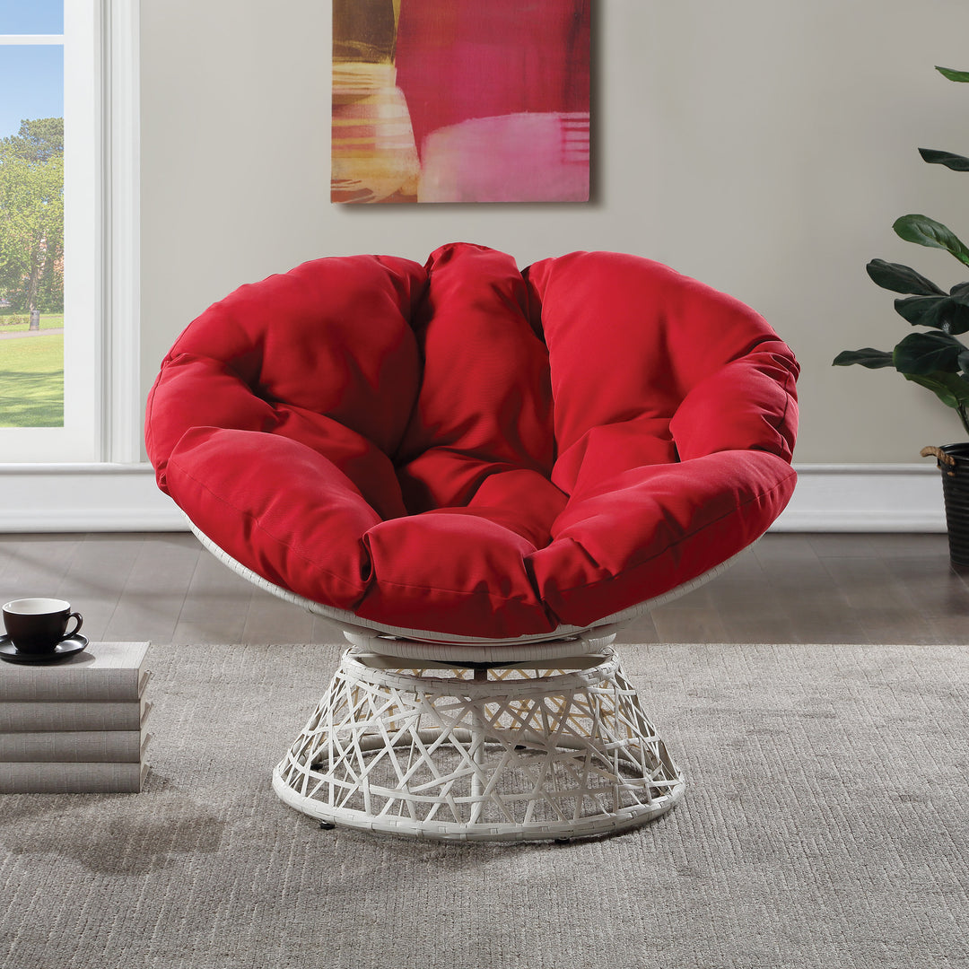 OSP Home Furnishings - Papasan Chair - Red_5