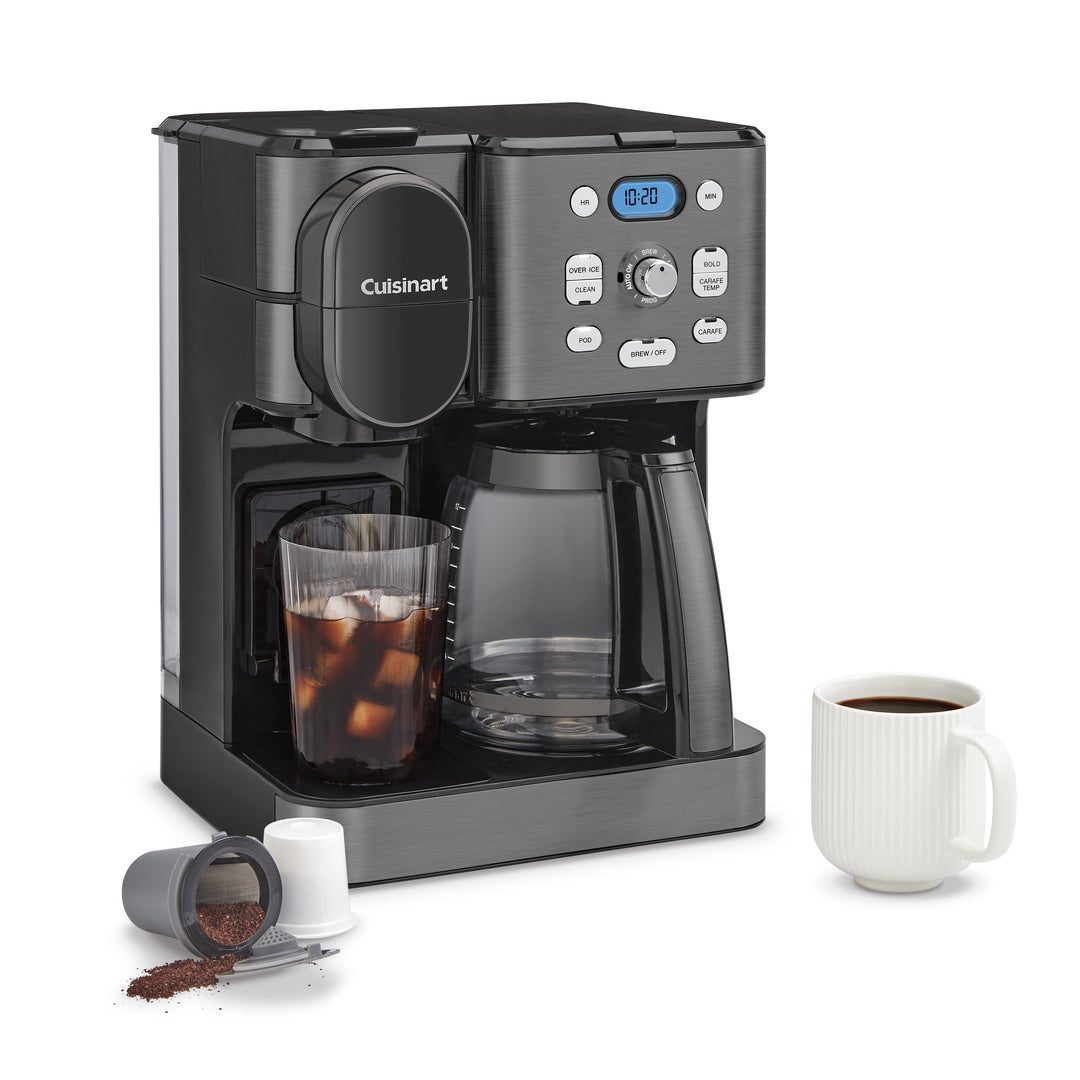 Cuisinart - Coffee Center 2-In-1 Coffeemaker - Black Stainless Steel_2