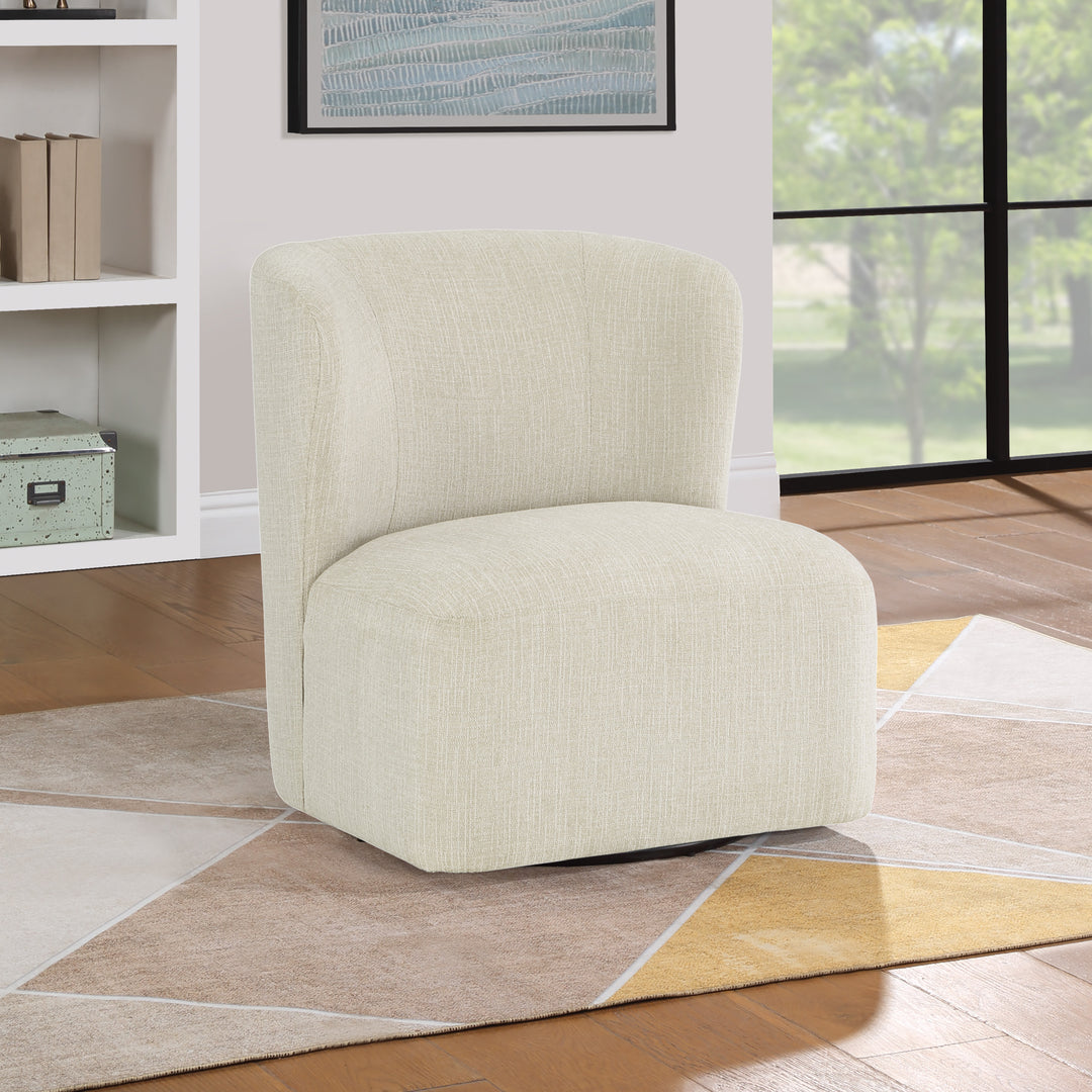 OSP Home Furnishings - Lucia Swivel Chair - Linen_5