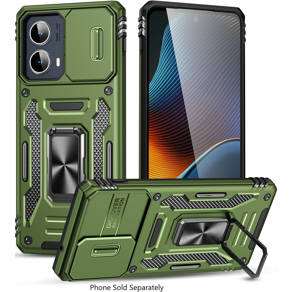 SaharaCase - Raider Series Heavy-Duty Case for Motorola Edge (2024) - Cactus Green_1