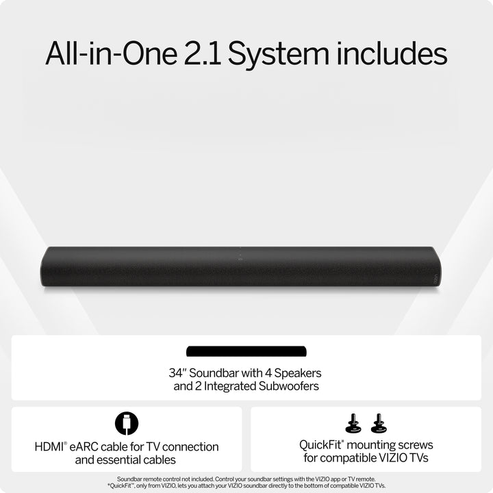 VIZIO All-in-One Soundbar - Black_3