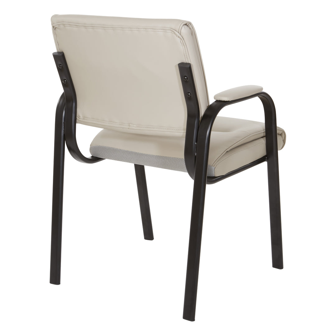 Office Star Products - Guest Chair - Taupe/Black_3