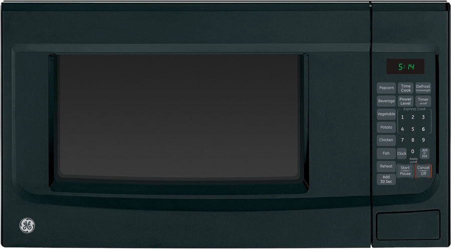 GE - 1.4 Cu. Ft. Countertop Microwave with Sensor Cooking and Defrost - Black_0