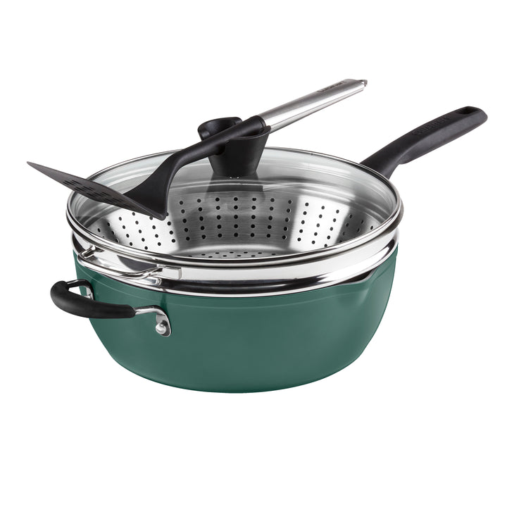 Cuisinart - Preferred Pan 4-Pc Set - Sensible Sage Green_0