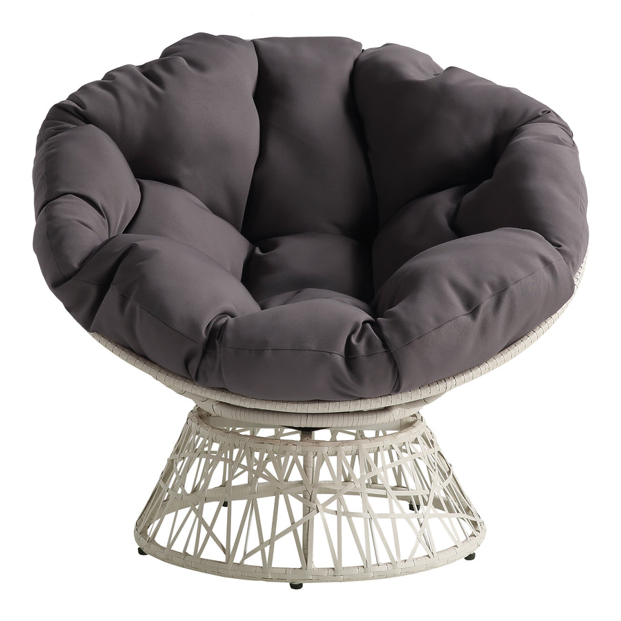 OSP Home Furnishings - Papasan Chair - Gray_0