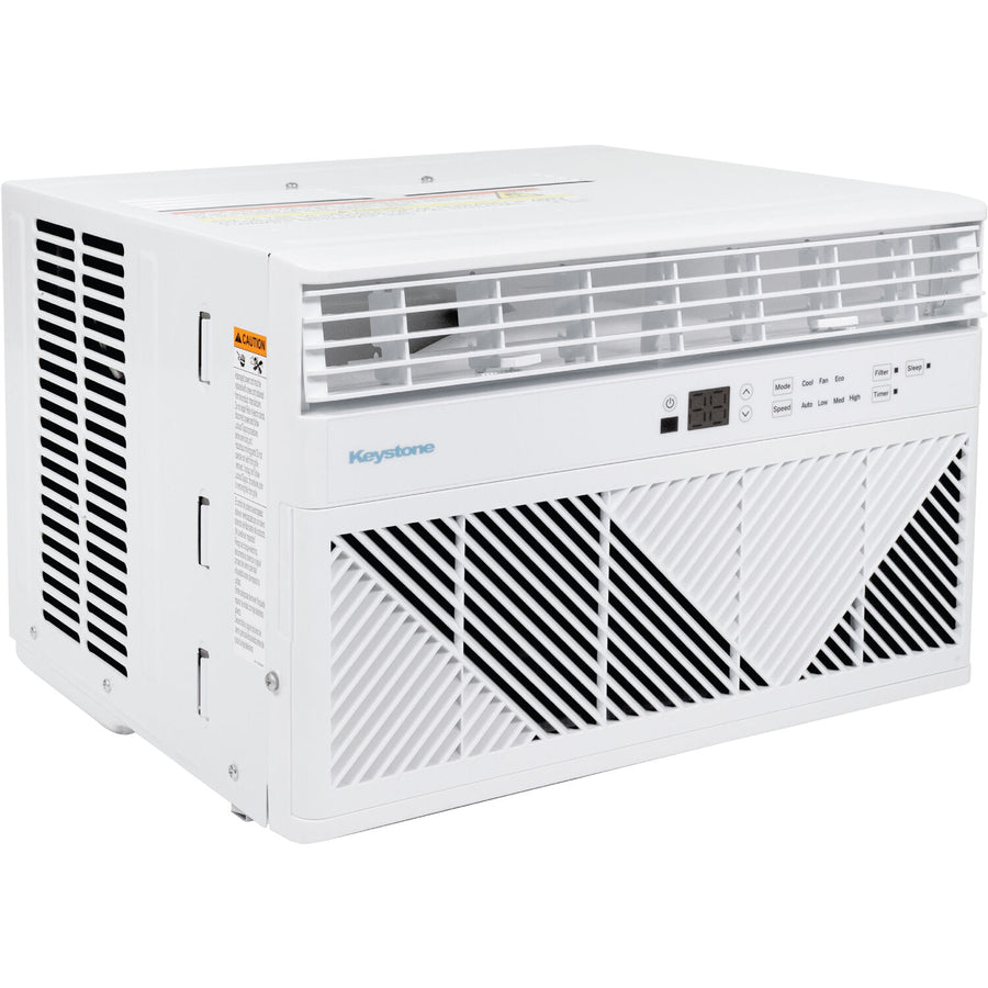 Keystone - 550 Sq. Ft. 12,000 BTU Window Mounted Air Conditioner with Remote Control - White_0