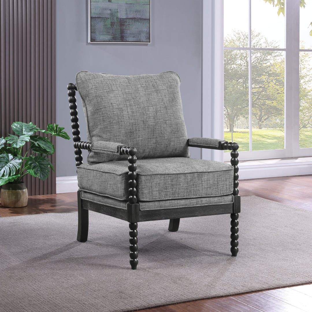 OSP Home Furnishings - Eliza Spindle Chair - Graphite_4