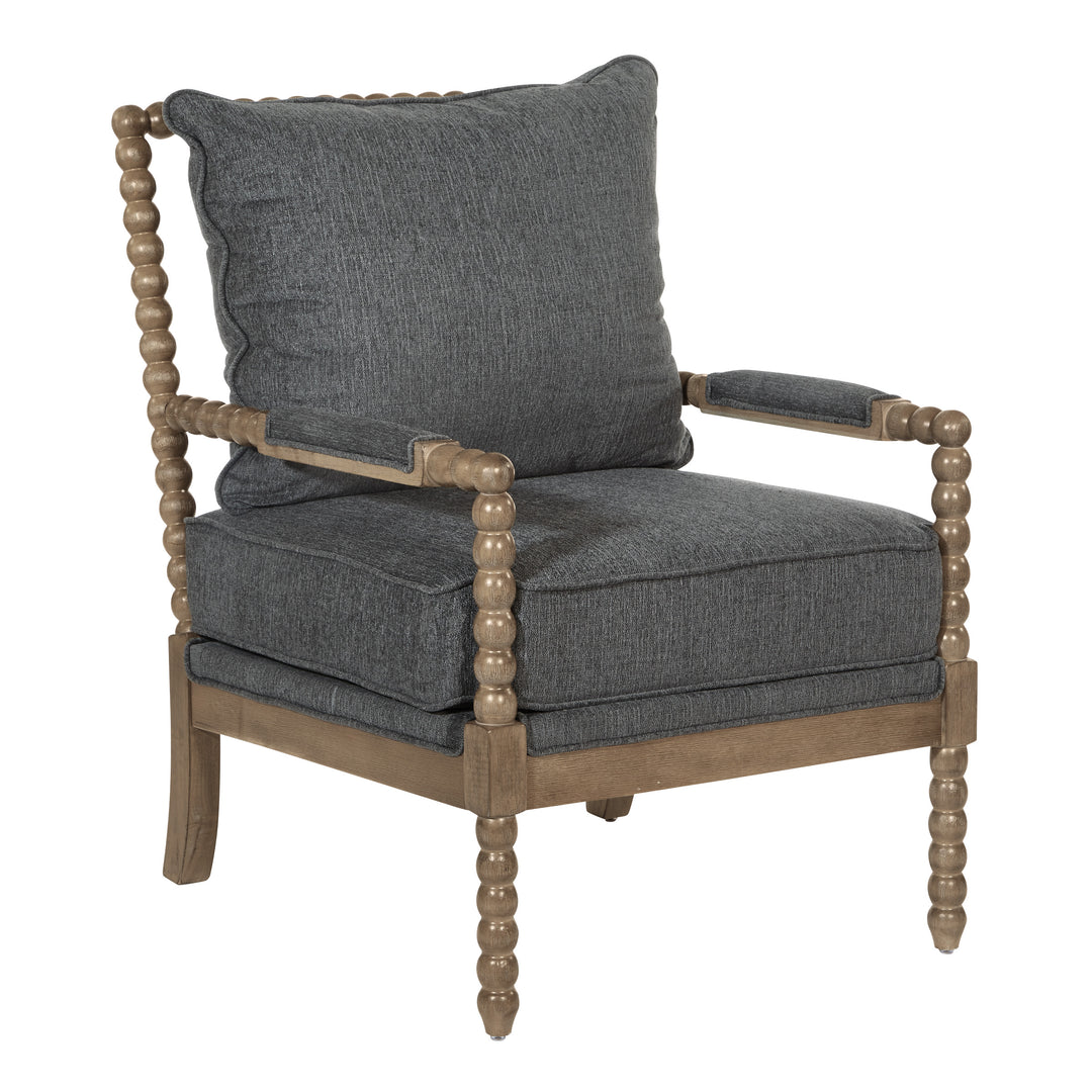 OSP Home Furnishings - Fletcher Spindle Chair - Charcoal_1