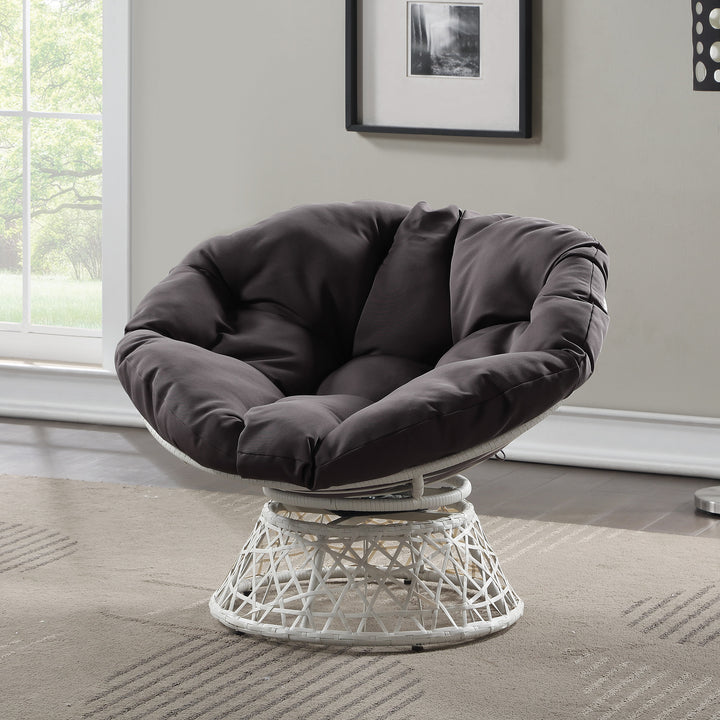 OSP Home Furnishings - Papasan Chair - Gray_4