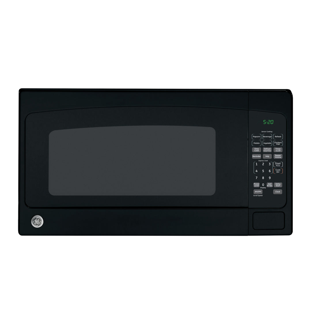 GE - 2.0 Cu. Ft. Countertop Microwave with Sensor Cooking and Defrost - Black_0