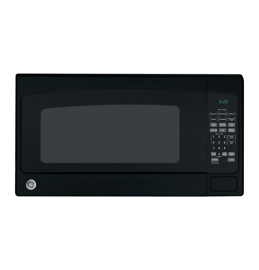 GE - 2.0 Cu. Ft. Countertop Microwave with Sensor Cooking and Defrost - Black_0