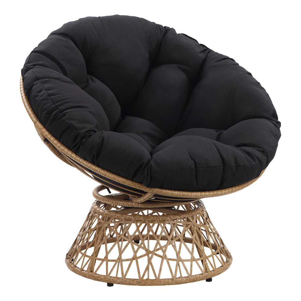 OSP Home Furnishings - Papasan Chair - Black_1