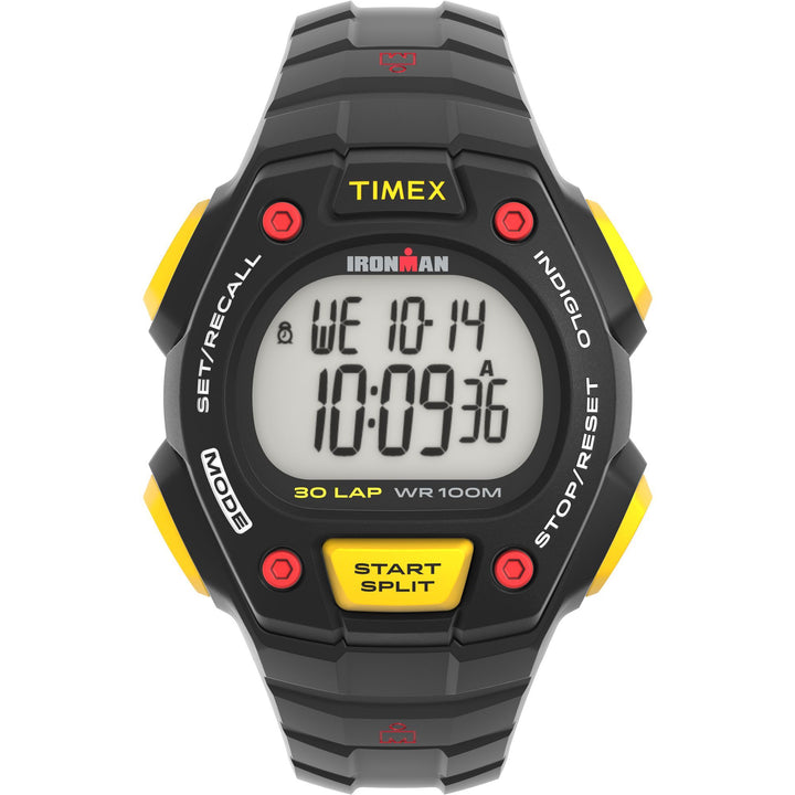 Timex Men's Ironman Classic 30 41mm Watch - Black Strap Digital Dial Black Case - Black_0