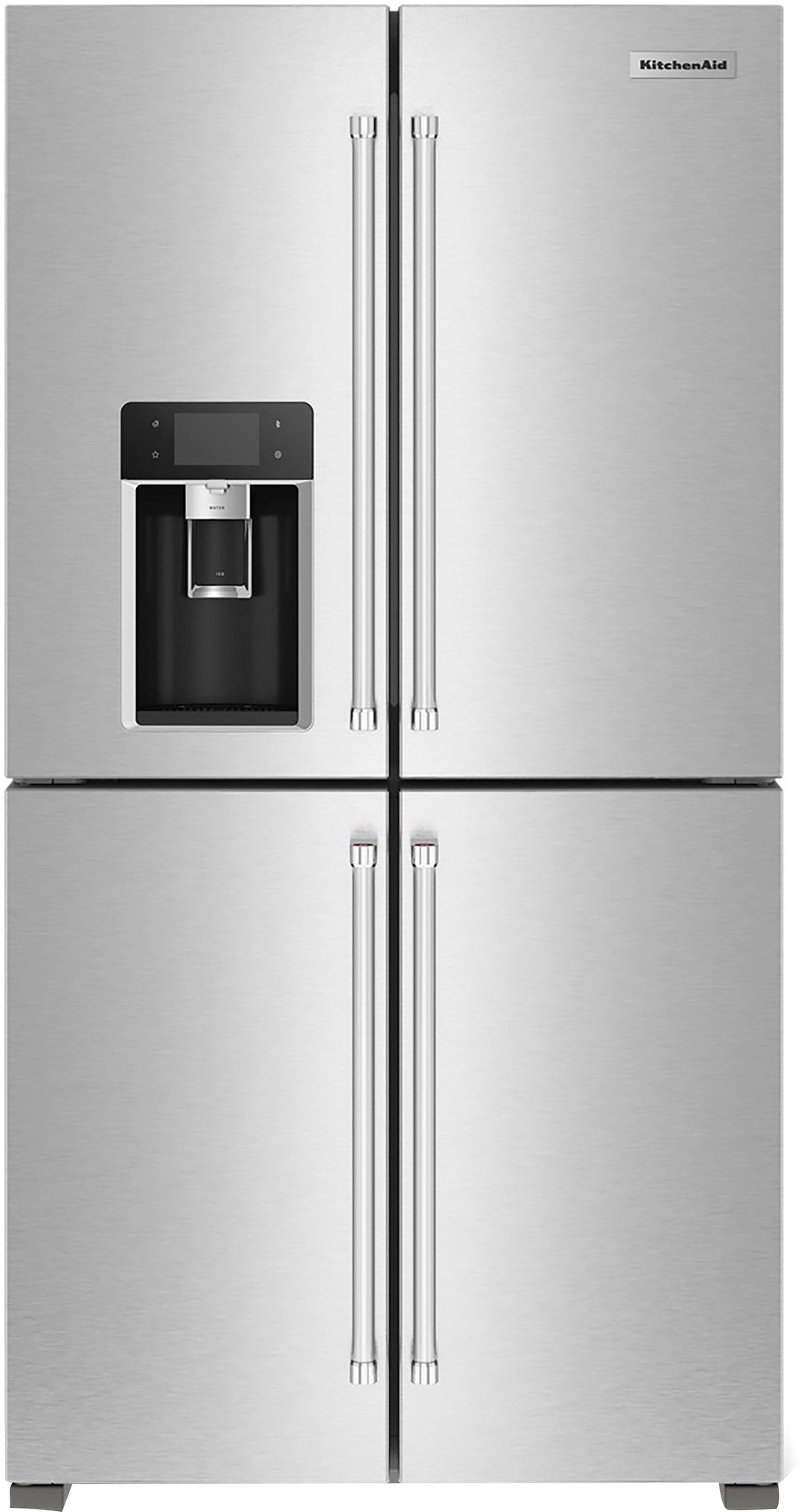 KitchenAid - 19.4 Cu. Ft. French Door Refrigerator with Flexible Temperature Zone - Stainless Steel_0