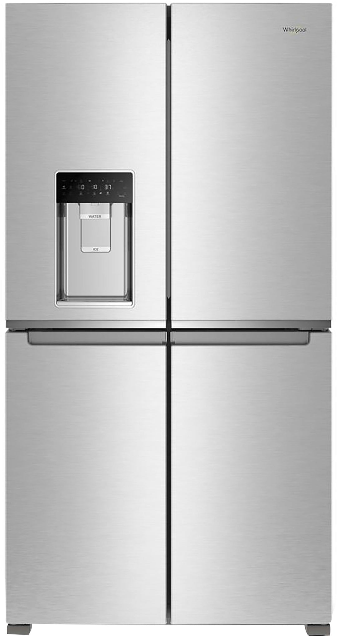 Whirlpool - 19.2 Cu. Ft. French Door Refrigerator with Freezer-to-Fridge Zone - Stainless Steel_0