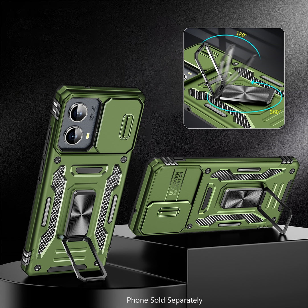 SaharaCase - Raider Series Heavy-Duty Case for Motorola Edge (2024) - Cactus Green_4