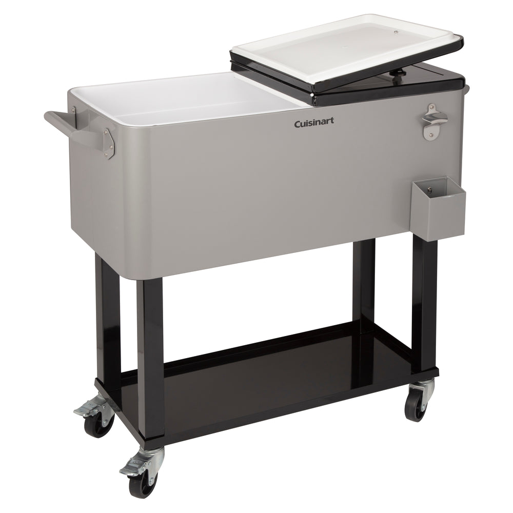 Cuisinart - 80 Qt. Outdoor Cooler Cart - Silver_1