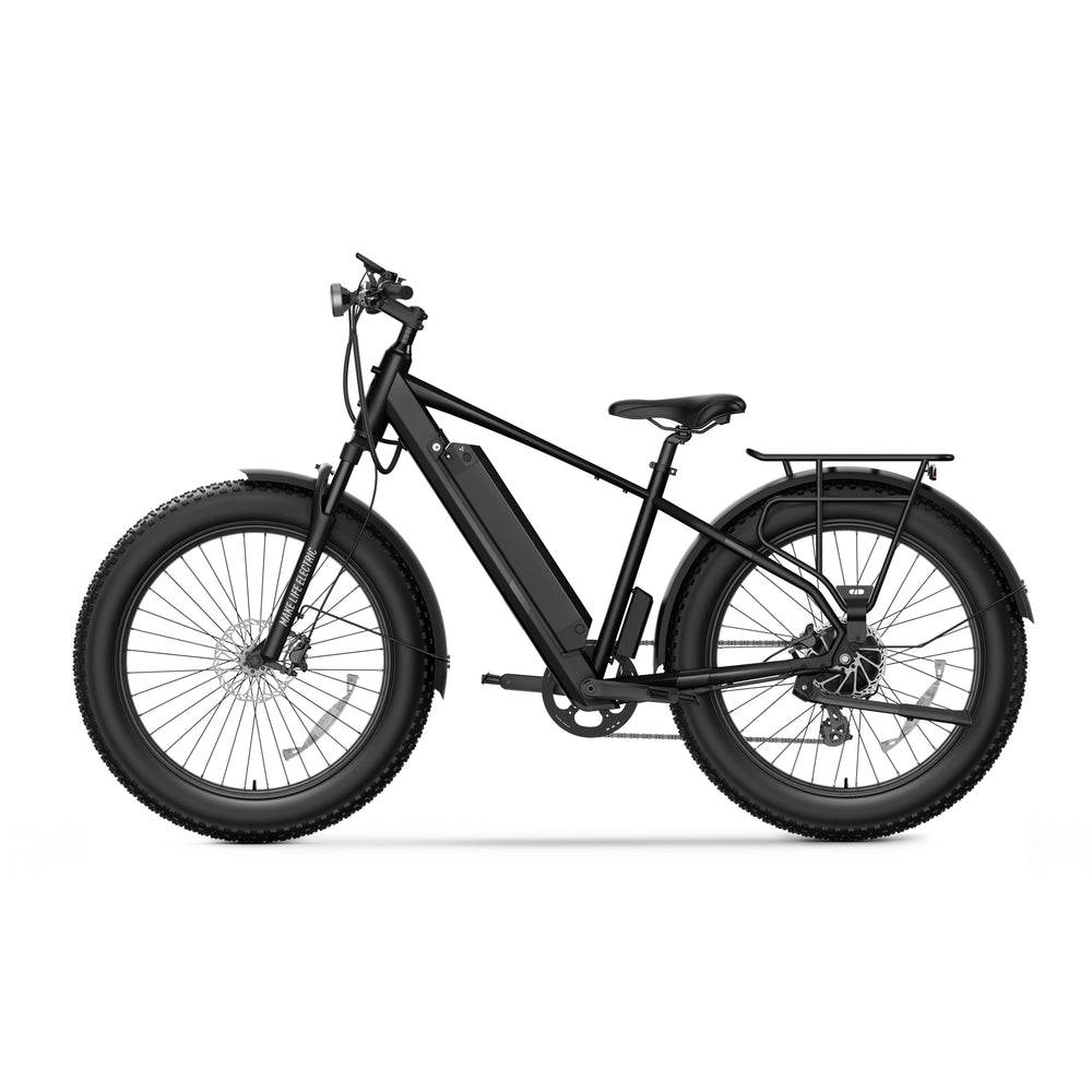 NIU - BQi Fat Tire eBike w/ up to 60 miles Max Operating Range and 28 MPH Max Speed - Black_1