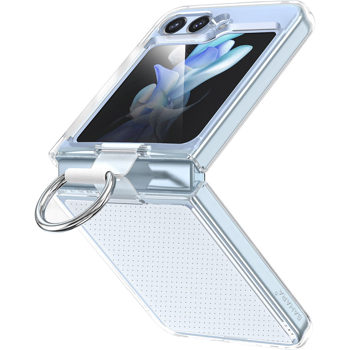 SaharaCase - Venture Series Ring Case for Samsung Galaxy Z Flip6 - Clear_4