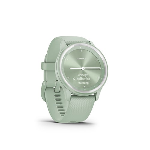 vivomove Sport Fitness Hybrid Smartwatch, Cool Mint/Silver_0