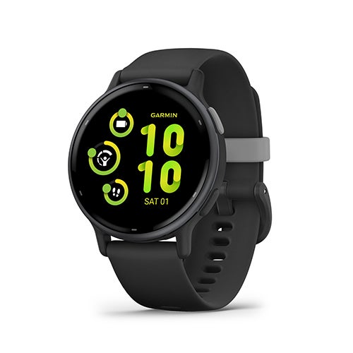 vivoactive 5 Fitness Smartwatch, Slate w/ Black Silicone Band_0